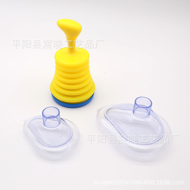Automatic First Aid anti Choking Rescue Device for Adults Kids with 3 Different Sizes Masks Home Airway Assist Emergency Kit